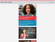 Tablet Screenshot of onceuponachilddeptford.com